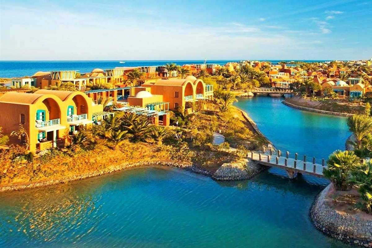 Private El Gouna Stadtrundfahrt und Lagunenfahrt ab Hurghada